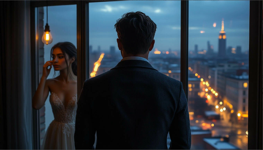 Она собиралась к любовнику без белья под платьем. А он стоял у окна и ждал